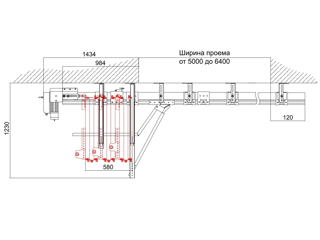 Схема открывания 6+0.